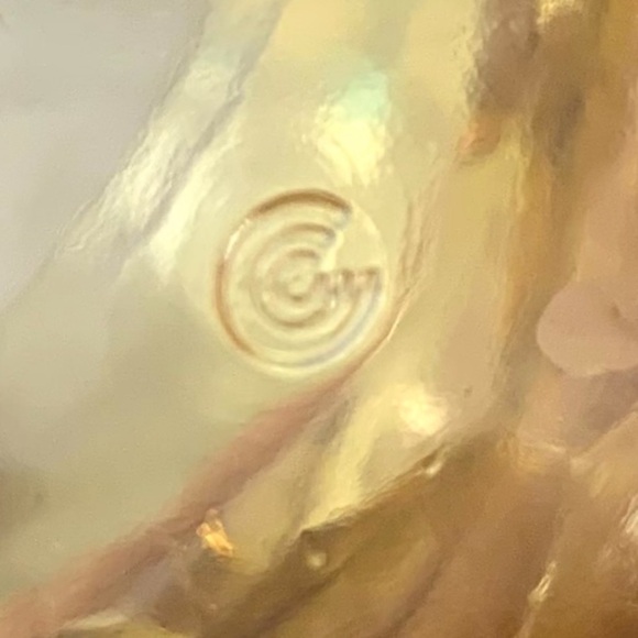 3 Continental Can Company MCM Optic Dot /Thumbprint 8 Oz Amber Glasses 5… - Picture 8 of 9